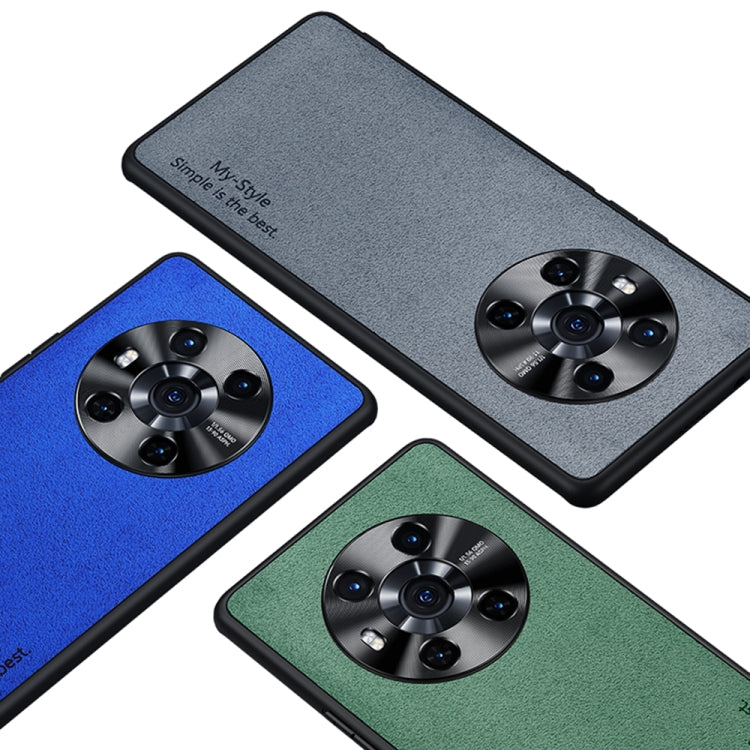 For Honor Magic3 Pro Suede Leather Phone Case