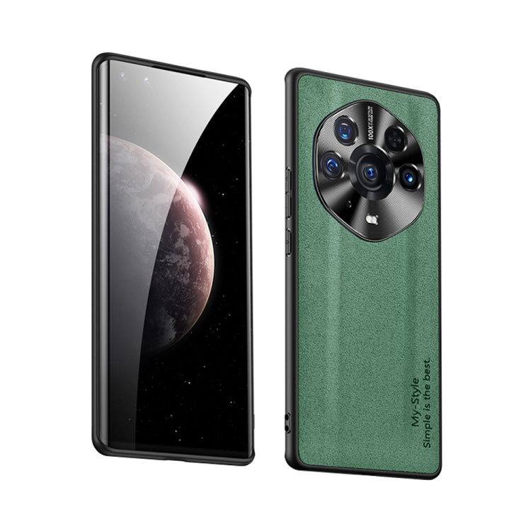 For Honor Magic3 Pro+ Suede Leather Phone Case