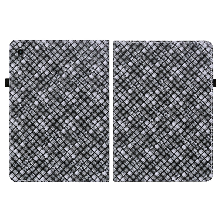 For OPPO Realme Pad 10.4 Color Weave Leather Tablet Case with Holder