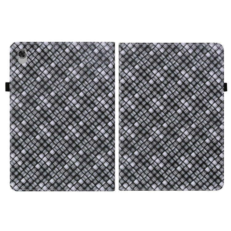 For Lenovo M10 Plus 10.3 inch TB-X606F Color Weave Leather Tablet Case with Holder