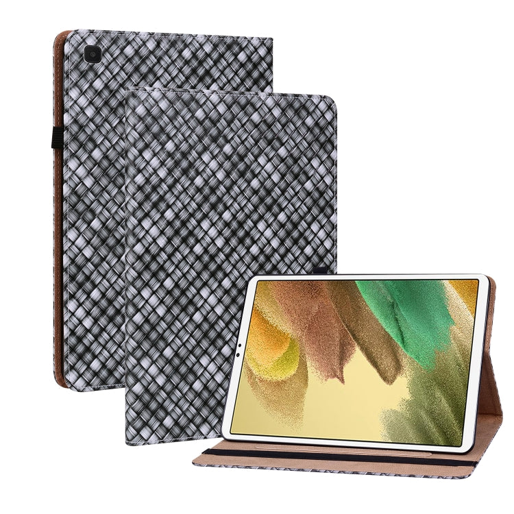 For Samsung Galaxy Tab A7 Lite T220 8.4 Color Weave Leather Tablet Case with Holder