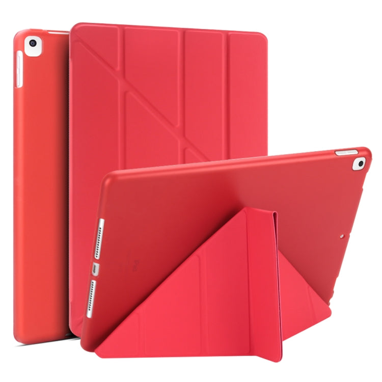 Multi-folding PU Leather Matte TPU Tablet Case For iPad Pro 10.2 2021 / 2020 / 10.5 2017