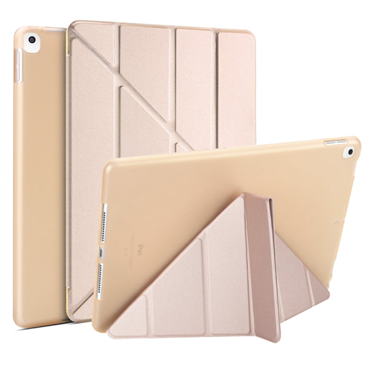 Multi-folding PU Leather Matte TPU Tablet Case For iPad Pro 10.2 2021 / 2020 / 10.5 2017
