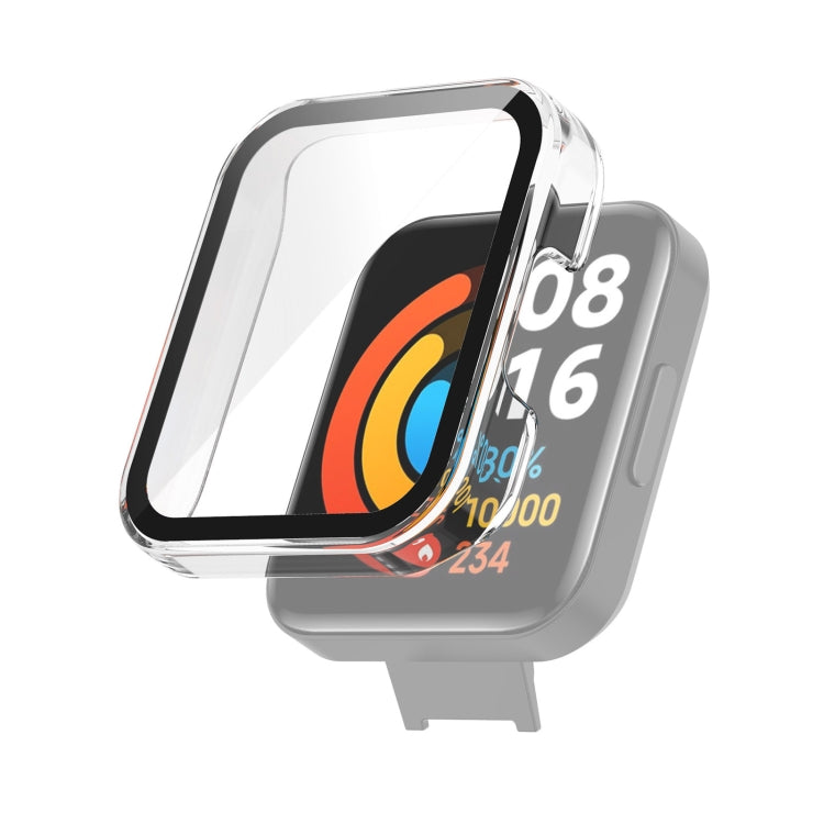 For Xiaomi Redmi Watch 2 Lite PC + Tempered Glass Watch Protective Case