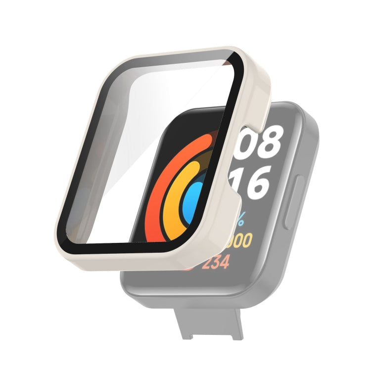 For Xiaomi Redmi Watch 2 Lite PC + Tempered Glass Watch Protective Case