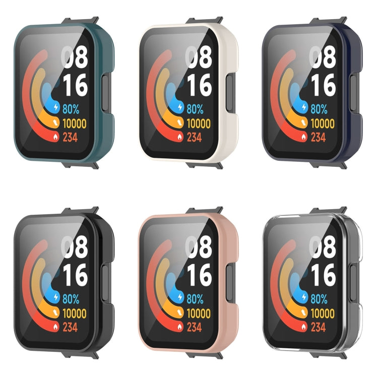 For Xiaomi Redmi Watch 2 Lite PC + Tempered Glass Watch Protective Case