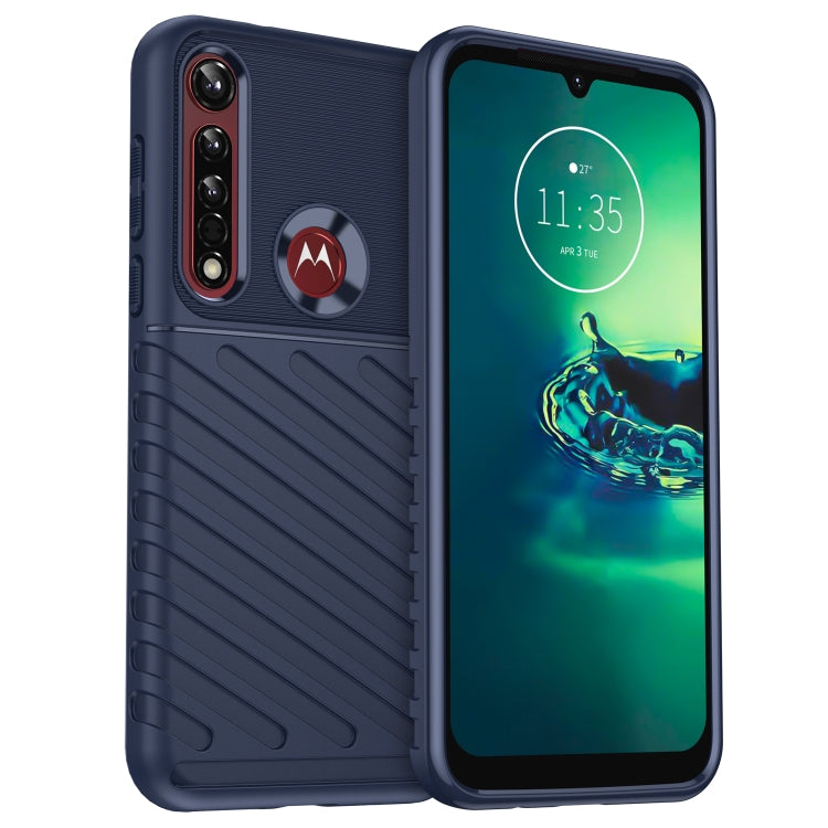 For Motorola One Vision Plus Thunderbolt Shockproof TPU Protective Soft Phone Case
