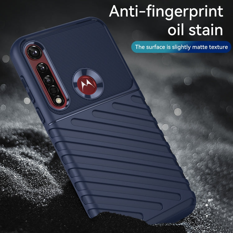 For Motorola One Vision Plus Thunderbolt Shockproof TPU Protective Soft Phone Case