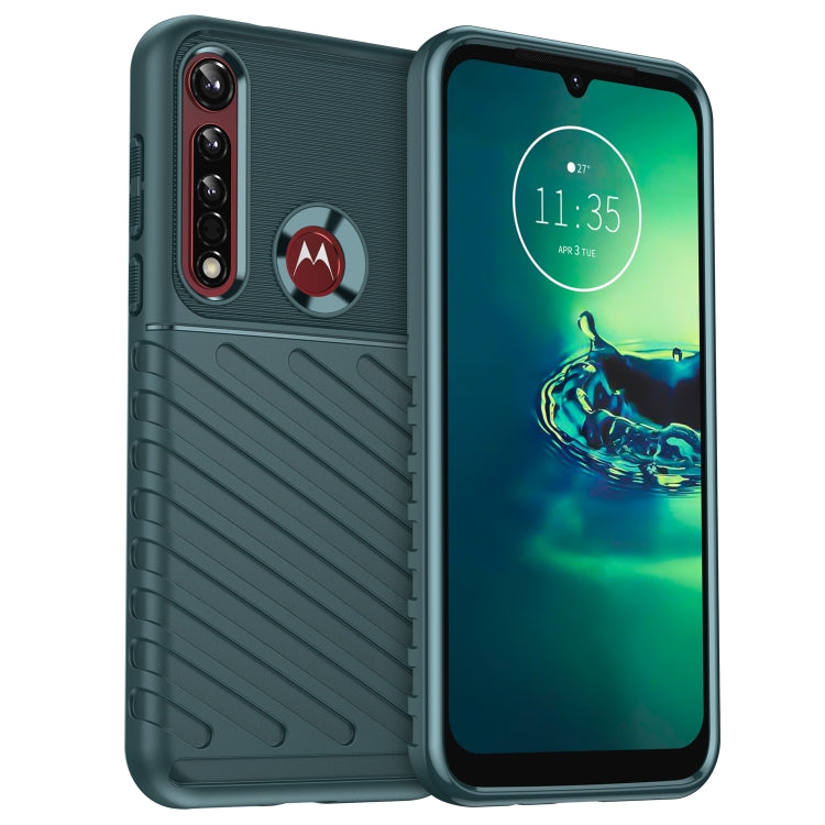 For Motorola One Vision Plus Thunderbolt Shockproof TPU Protective Soft Phone Case