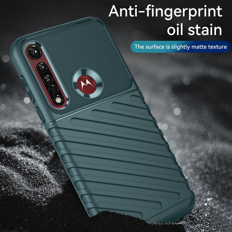 For Motorola One Vision Plus Thunderbolt Shockproof TPU Protective Soft Phone Case