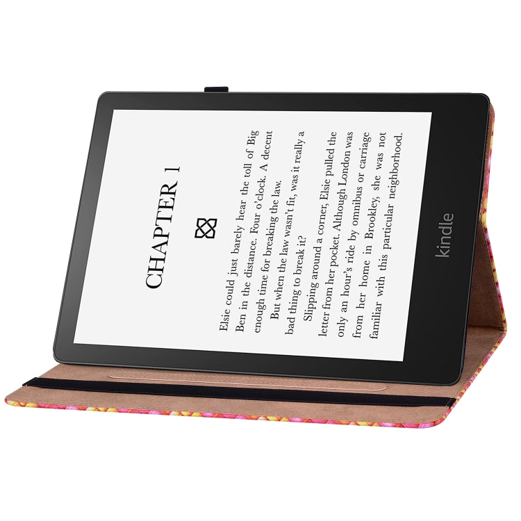 For Amazon Kindle Paperwhite 5 Color Weave Smart Leather Tablet Case