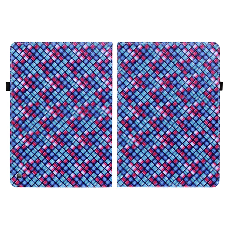 For Amazon Kindle Fire HD8 2020 Color Weave Smart Leather Tablet Case