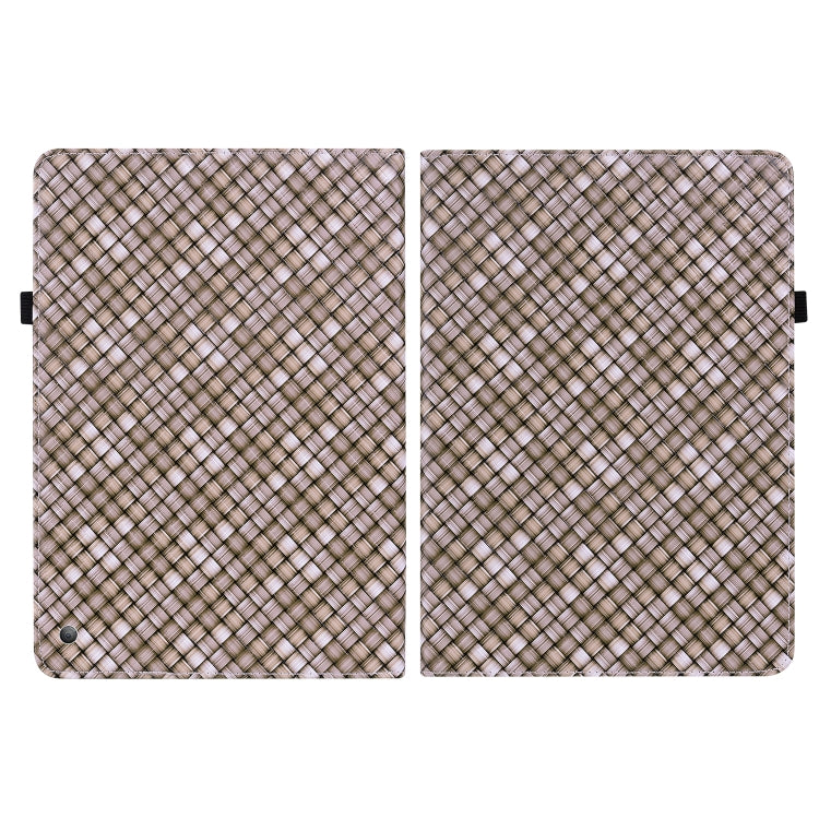 For Amazon Kindle Fire HD10 2021/HD10 Plus 2021 Color Weave Smart Leather Tablet Case