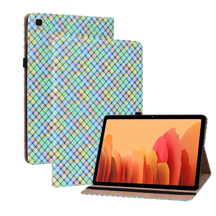 For Samsung Galaxy Tab A7 10.4 2020 Color Weave Smart Leather Tablet Case