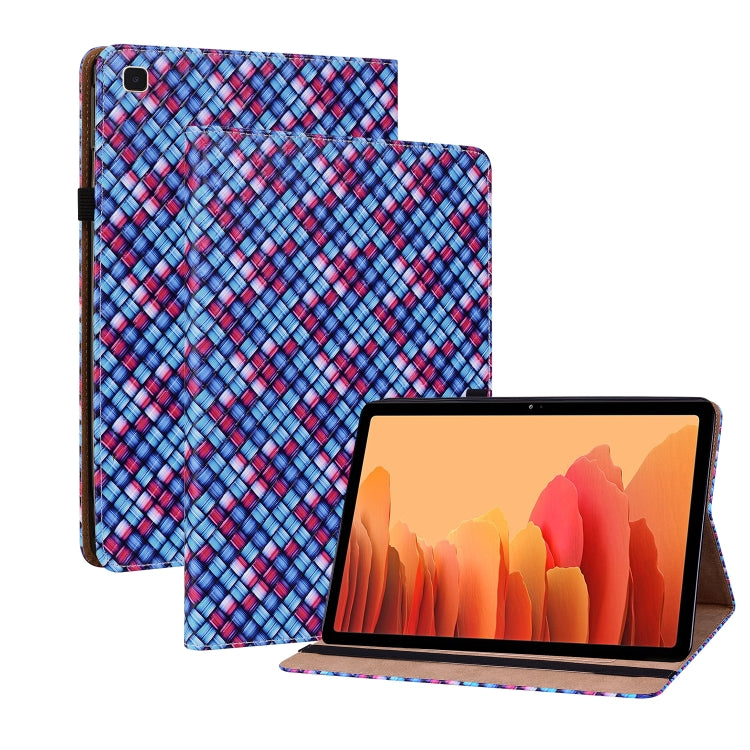For Samsung Galaxy Tab A7 10.4 2020 Color Weave Smart Leather Tablet Case