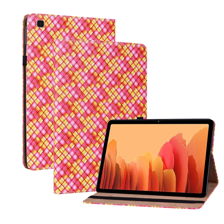 For Samsung Galaxy Tab A7 10.4 2020 Color Weave Smart Leather Tablet Case