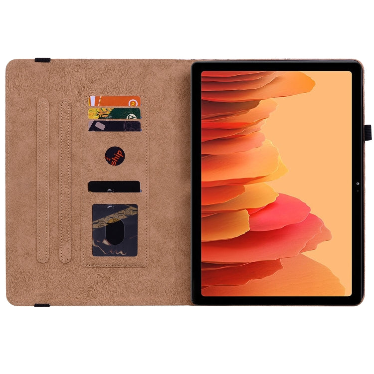 For Samsung Galaxy Tab A7 10.4 2020 Color Weave Smart Leather Tablet Case