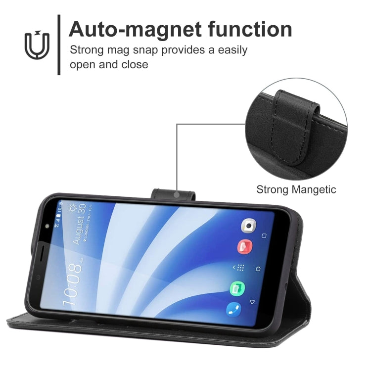 Leather Phone Case For HTC U12 Life