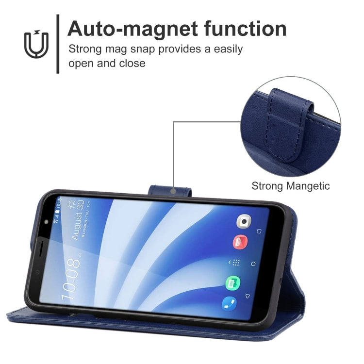 Leather Phone Case For HTC U12 Life