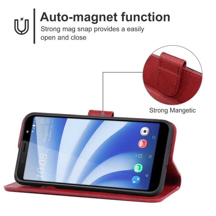 Leather Phone Case For HTC U12 Life