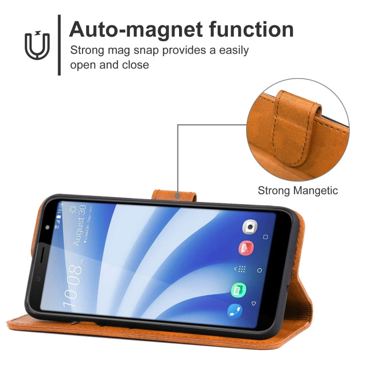 Leather Phone Case For HTC U12 Life