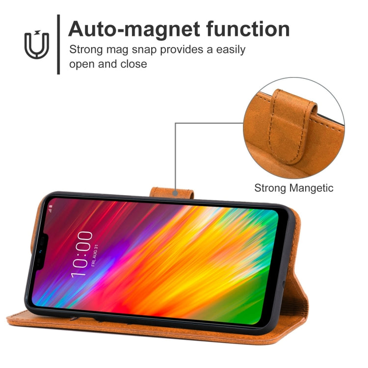 Leather Phone Case For LG G7 Fit