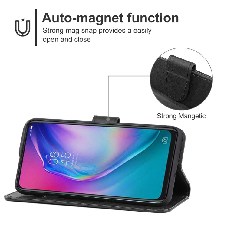 Leather Phone Case For Tecno Camon 15 Pro