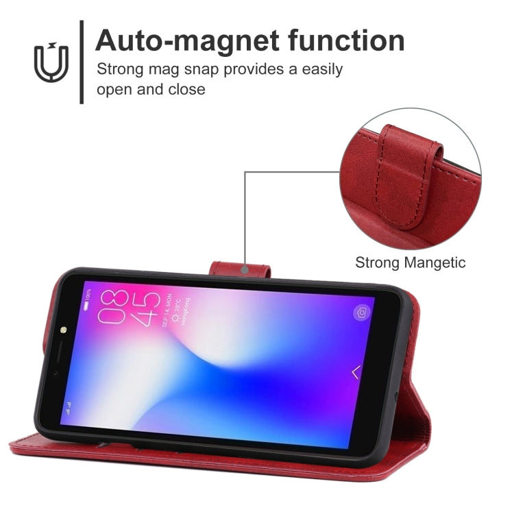 Leather Phone Case For Tecno Pop 2 F