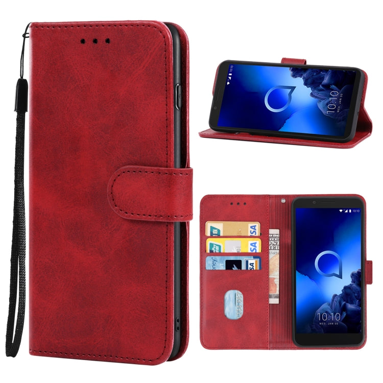 Leather Phone Case For Alcatel 1C