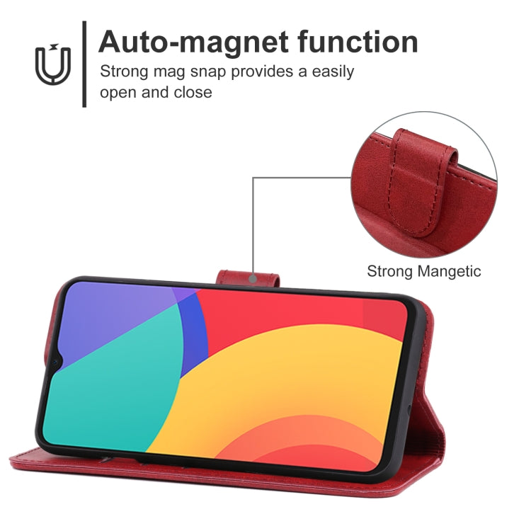 Leather Phone Case For Alcatel 1S