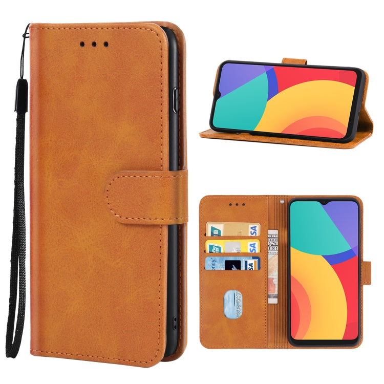 Leather Phone Case For Alcatel 1S