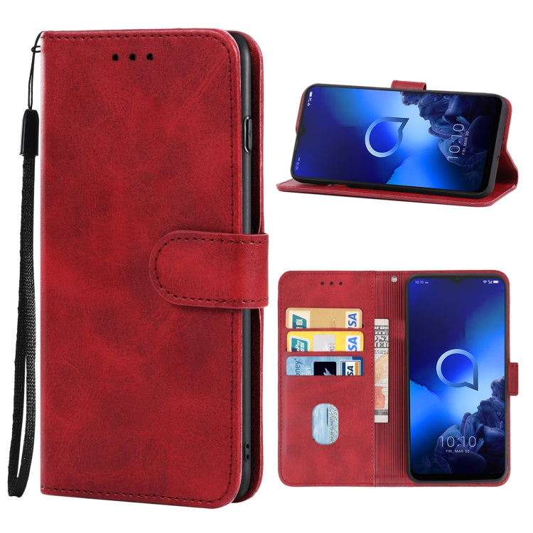 Leather Phone Case For Alcatel 3x 2019