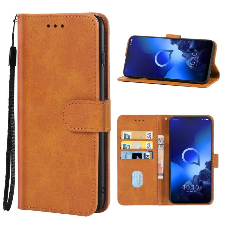 Leather Phone Case For Alcatel 3x 2019