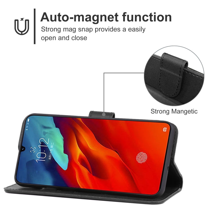 Leather Phone Case For Lenovo Z6 Pro