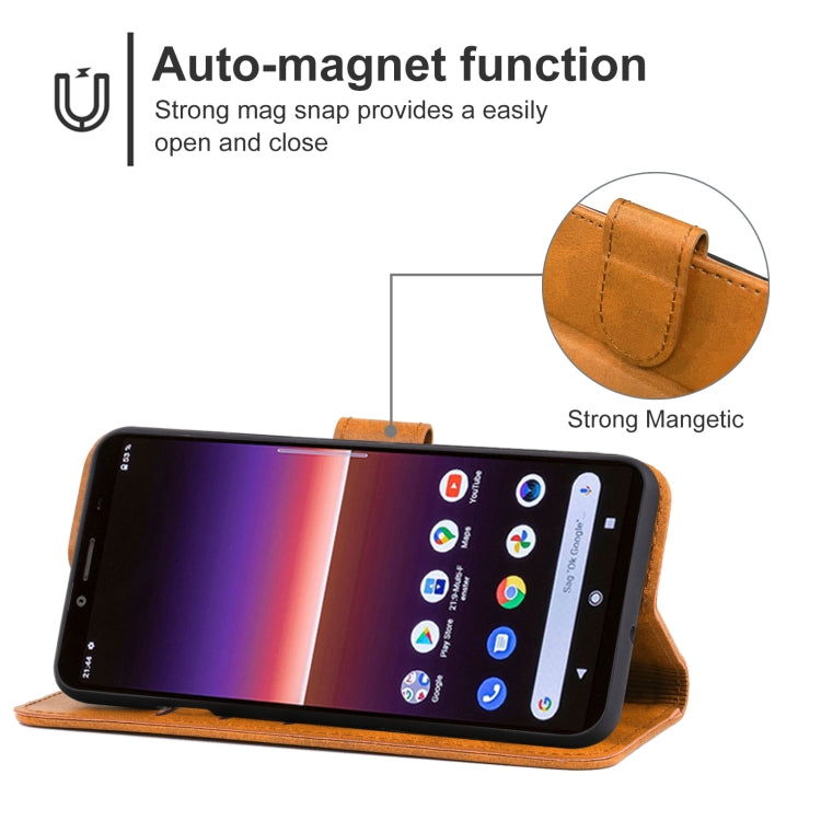Leather Phone Case For Sony Ericsson Xperia 10 II