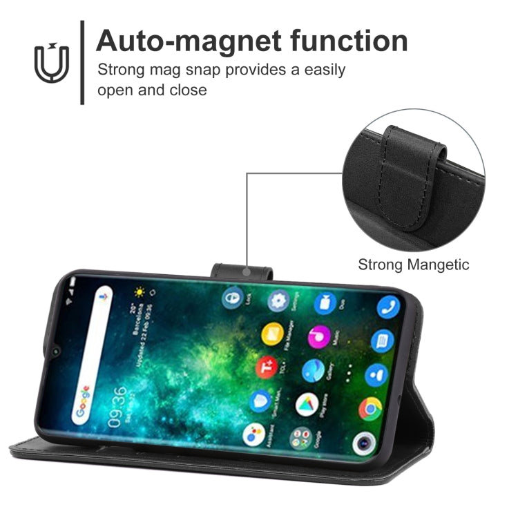 Leather Phone Case For TCL 10 Pro