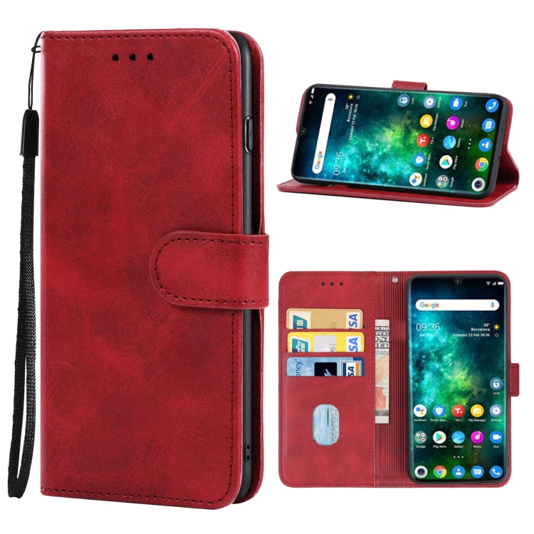 Leather Phone Case For TCL 10 Pro