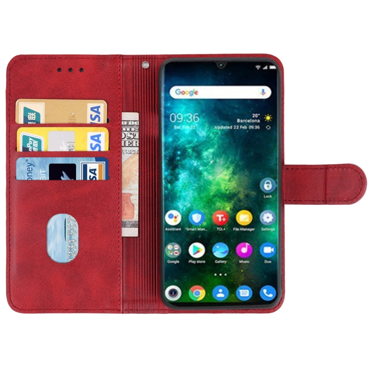 Leather Phone Case For TCL 10 Pro