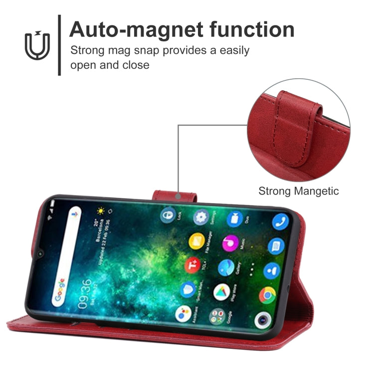 Leather Phone Case For TCL 10 Pro