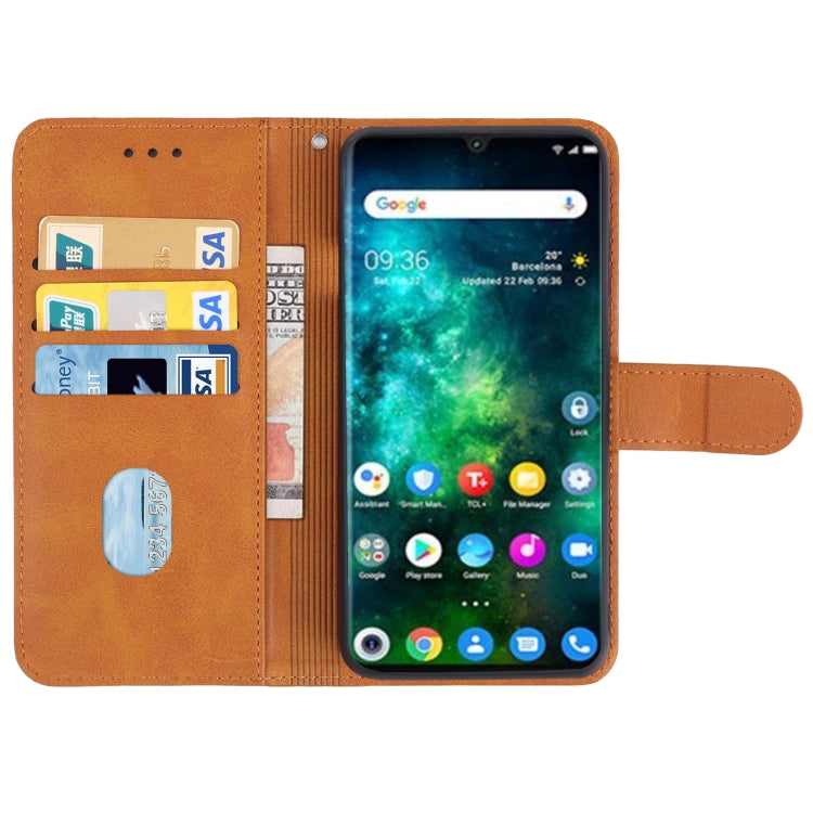 Leather Phone Case For TCL 10 Pro
