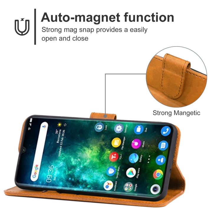 Leather Phone Case For TCL 10 Pro