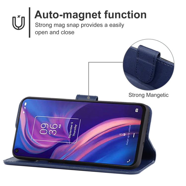 Leather Phone Case For TCL Plex