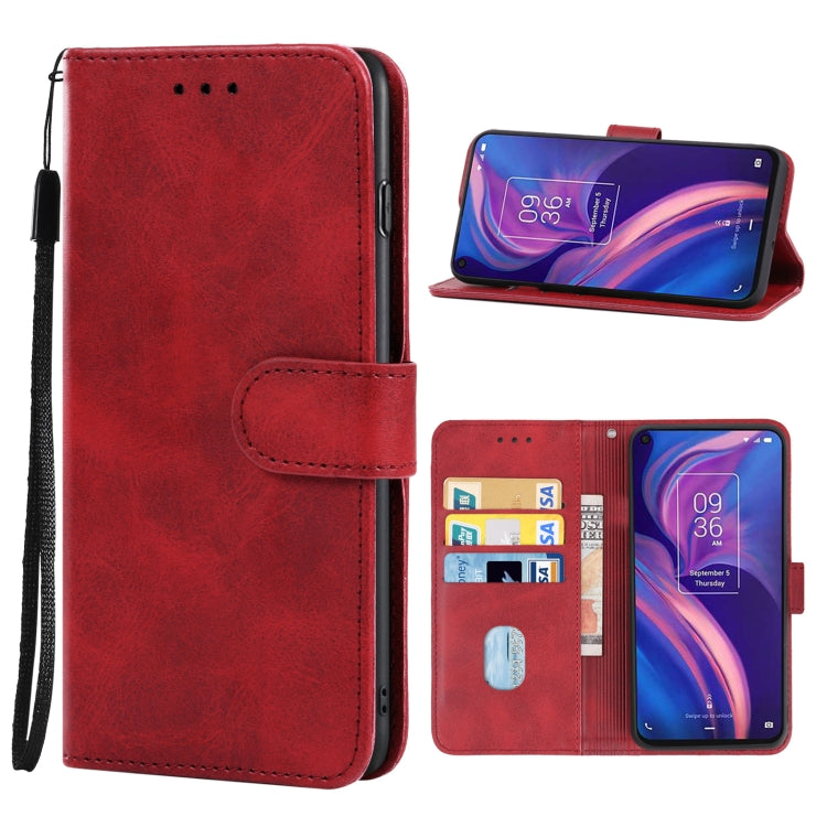 Leather Phone Case For TCL Plex