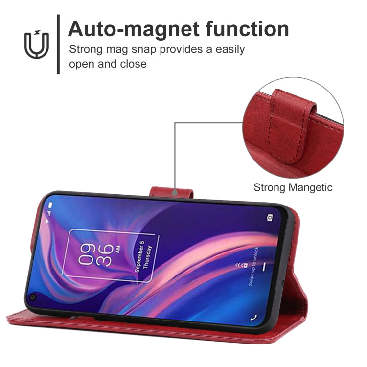 Leather Phone Case For TCL Plex