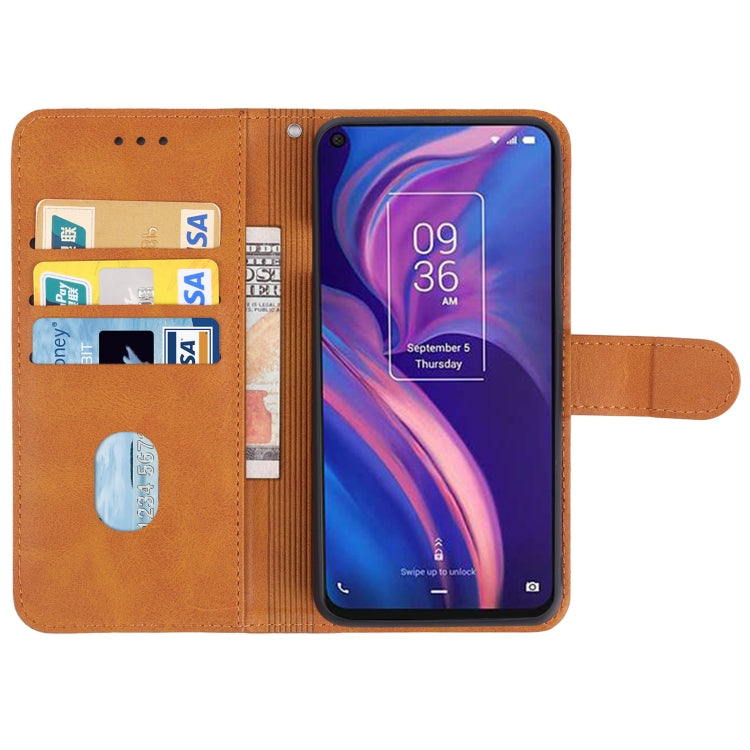 Leather Phone Case For TCL Plex