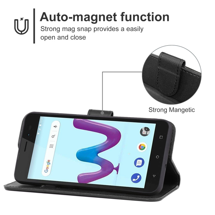 Leather Phone Case For Wiko Sunny3