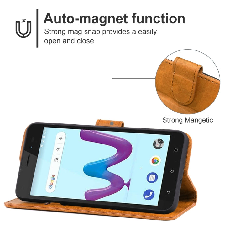 Leather Phone Case For Wiko Sunny3