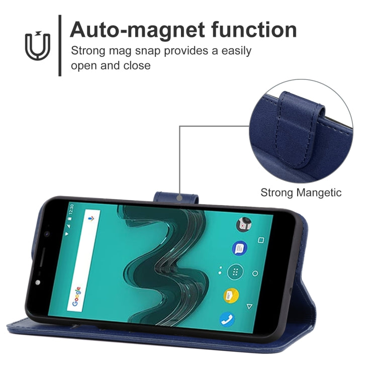 Leather Phone Case For Wiko Wim Lite