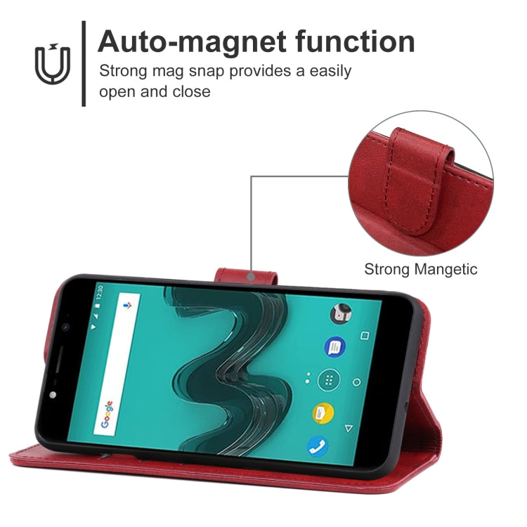 Leather Phone Case For Wiko Wim Lite