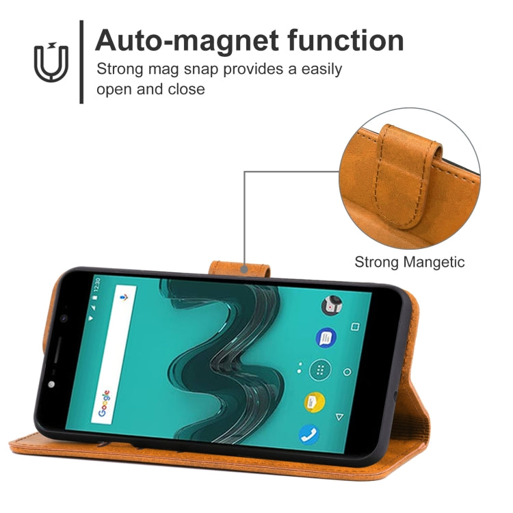 Leather Phone Case For Wiko Wim Lite